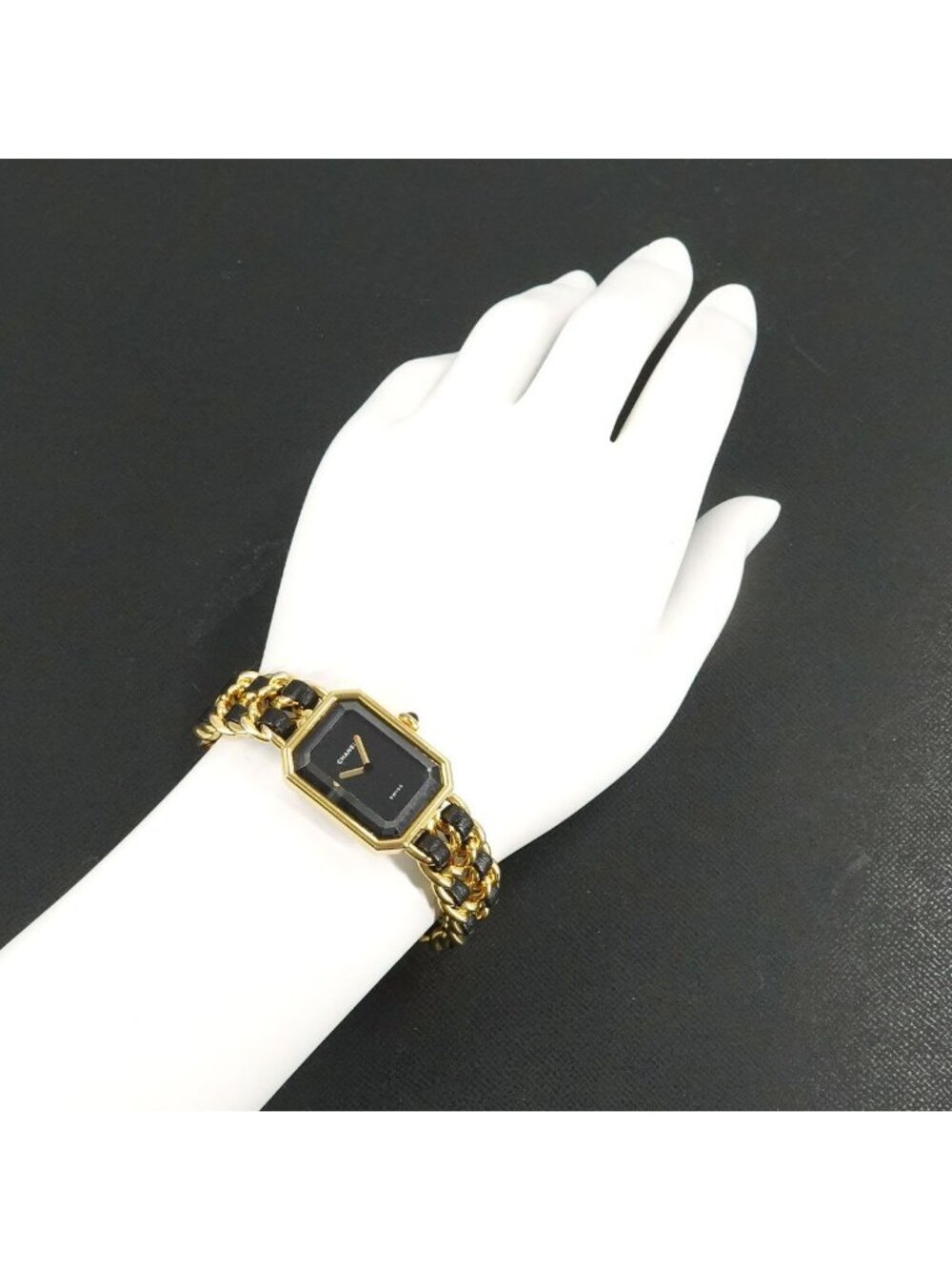 Chanel Premiere L Vintage Watch Black Gold - Picture 3 of 6